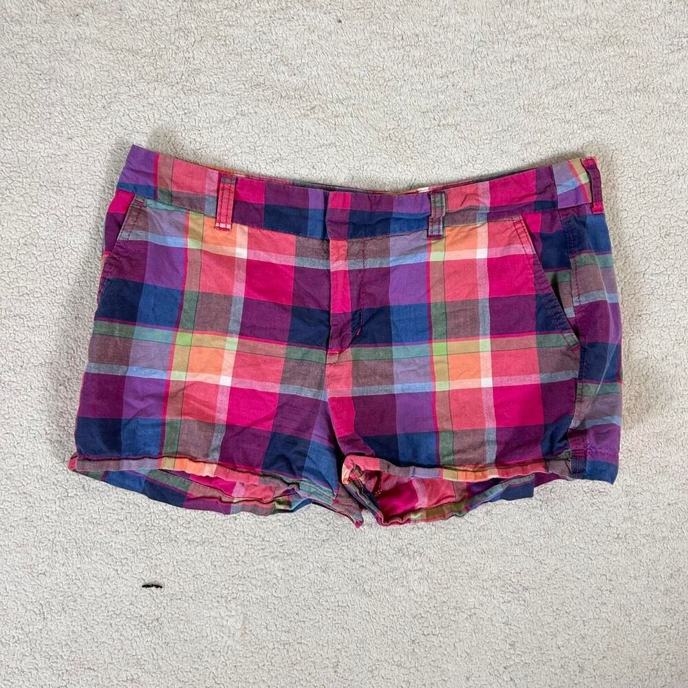 Gap Preppy Y2K Colorful Plaid Shorts